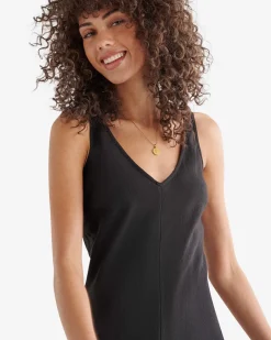 Roots Linen V-Neck Dress*Women Dresses & Skirts