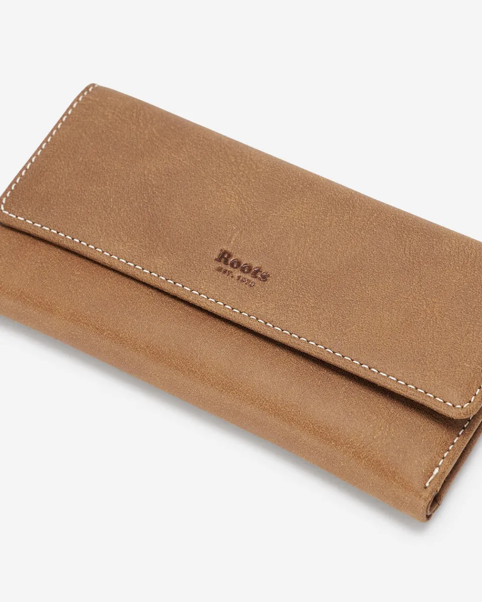 Roots Medium Trifold Clutch Tribe*Women Wallets|Wallets