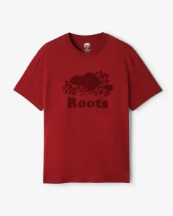 Roots Mens Organic Cooper Beaver T-Shirt* T-Shirts & Graphic Tees