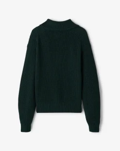 Roots Niagara Waffle Half Zip Sweater*Women Sweaters & Cardigans