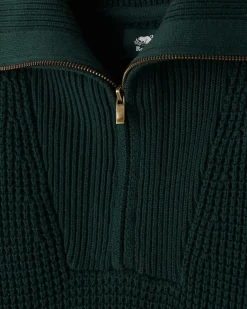 Roots Niagara Waffle Half Zip Sweater*Women Sweaters & Cardigans