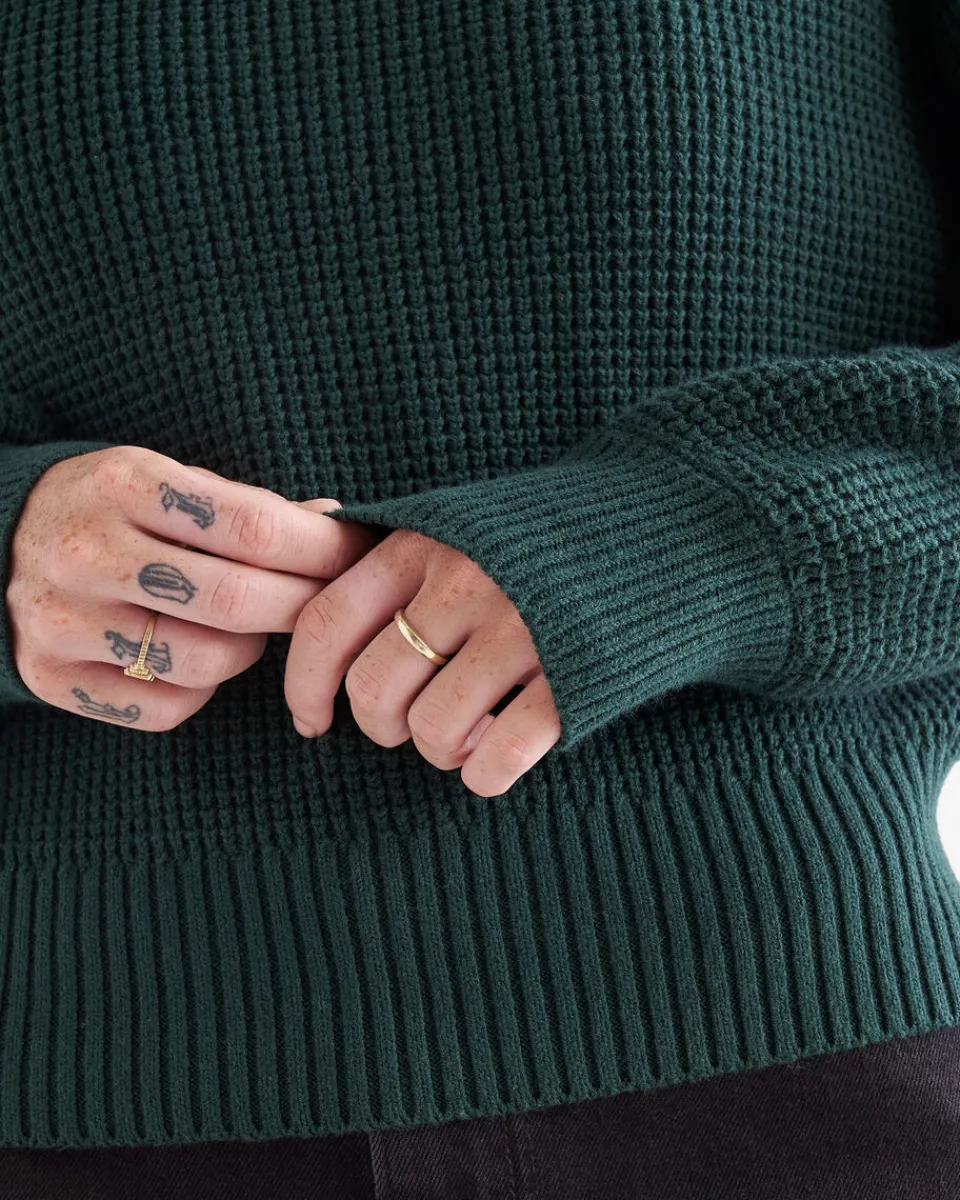 Roots Oakwood Waffle Crew Sweater*Women Sweaters & Cardigans