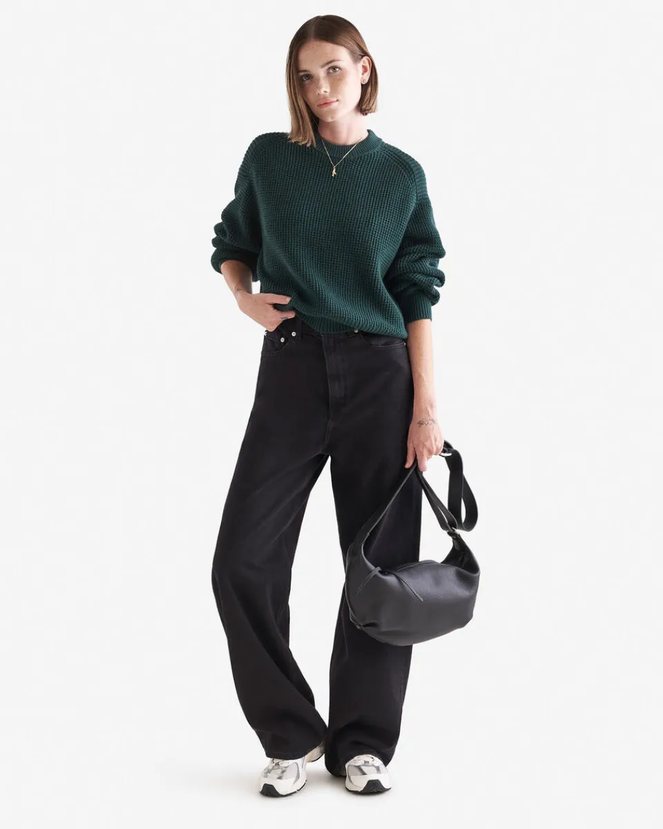 Roots Oakwood Waffle Crew Sweater*Women Sweaters & Cardigans