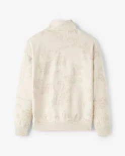 Roots One Floral Half Zip Stein*Women Sweatshirts & Sweatpants|Sweatshirts & Hoodies