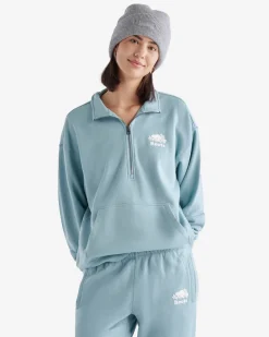 Roots Organic Cooper Relaxed Half Zip Sweatshirt*Women Sweatshirts & Sweatpants|Sweatshirts & Hoodies