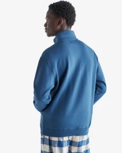 Roots Organic Cooper Relaxed Kanga Half Zip Stein* Sweatshirts & Sweatpants|Sweatshirts & Hoodies