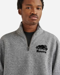 Roots Organic Original Half Zip Stein*Women Sweatshirts & Sweatpants|The Original Sweats™