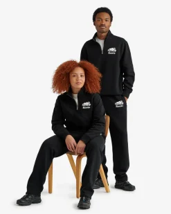 Roots Organic Original Half Zip Stein*Women Sweatshirts & Sweatpants|Sweatshirts & Hoodies