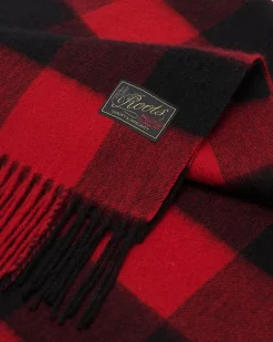 Roots Plaid Wool Scarf*Women Scarves & Wraps