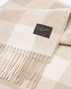 Roots Plaid Wool Scarf*Women Scarves & Wraps