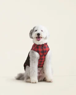 Roots Pooch Park Plaid Sherpa Size 24*Women Pet