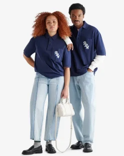 Roots RBA Oversized Short Sleeve Pocket Polo* Tops