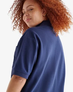 Roots RBA Oversized Short Sleeve Pocket Polo* Tops