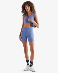 Roots Restore Pocket Bike Short 7 Inch*Women Active Shorts