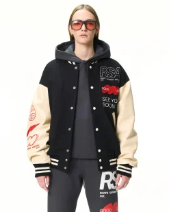Roots X Mr. Saturday Varsity*Women Jackets & Outerwear|Jackets & Outerwear