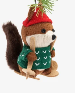 Roots Skiing Squirrel Ornament*Women Home