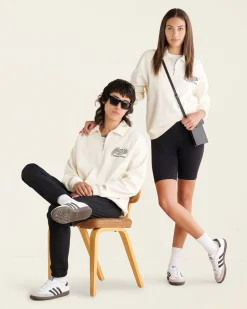 Roots Sporting Goods Relaxed Half Zip Polo*Women Sweatshirts & Sweatpants