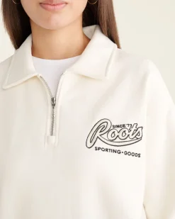 Roots Sporting Goods Relaxed Half Zip Polo*Women Sweatshirts & Sweatpants