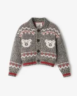 Roots Toddler Cabin Fair Isle Cardigan*Kids Tops