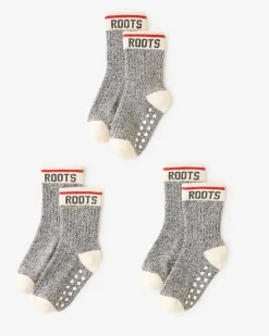 Roots Toddler Classic Cabin Sock 3 Pack*Kids Accessories|Newborn