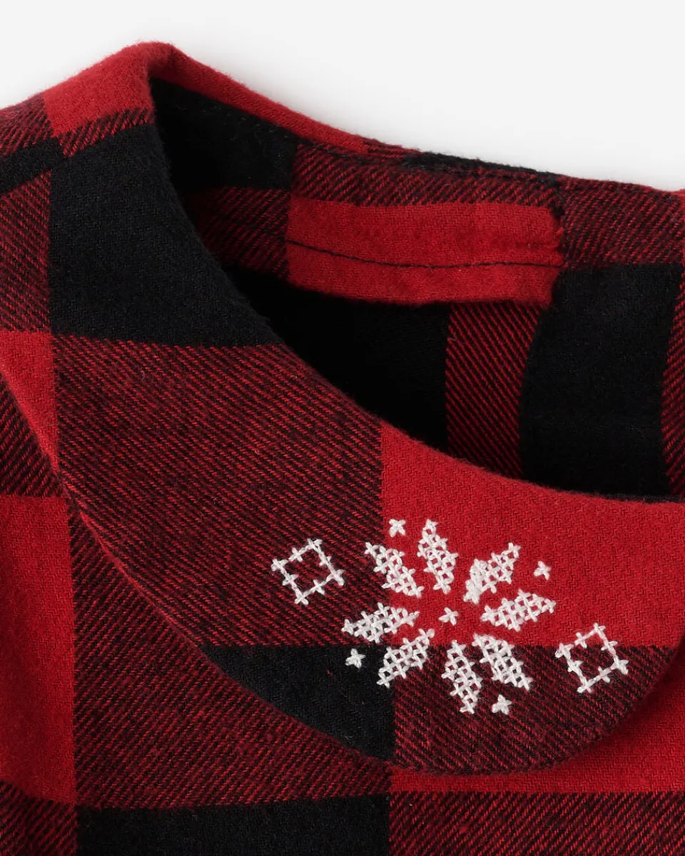 Roots Toddler Girls Babydoll Park Plaid Dress*Kids Dresses