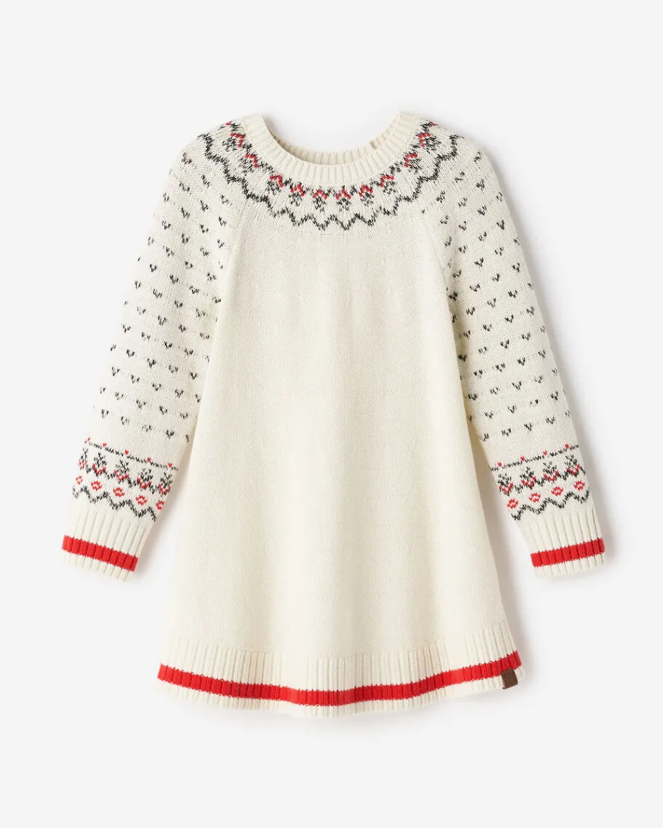Roots Toddler Girls Cabin Fair Isle Dress*Kids Dresses