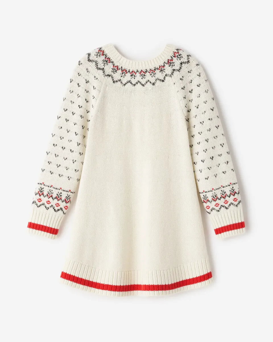 Roots Toddler Girls Cabin Fair Isle Dress*Kids Dresses