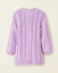 Roots Toddler Girls Cable V-Neck Sweater Dress*Kids Dresses