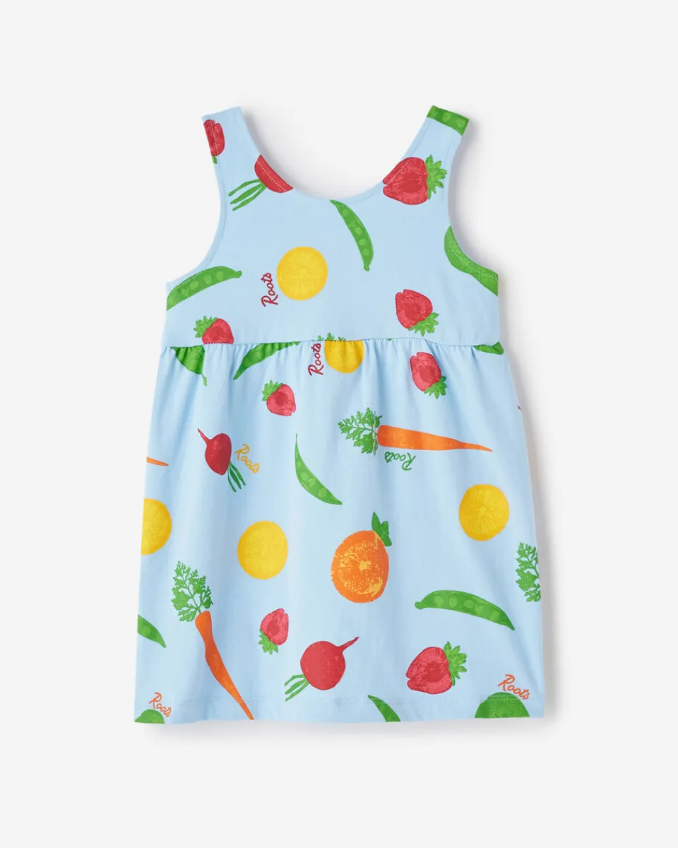 Roots Toddler Girls Garden Print Tank Dress*Kids Dresses