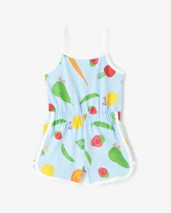 Roots Toddler Girls Garden Print Romper*Kids Dresses