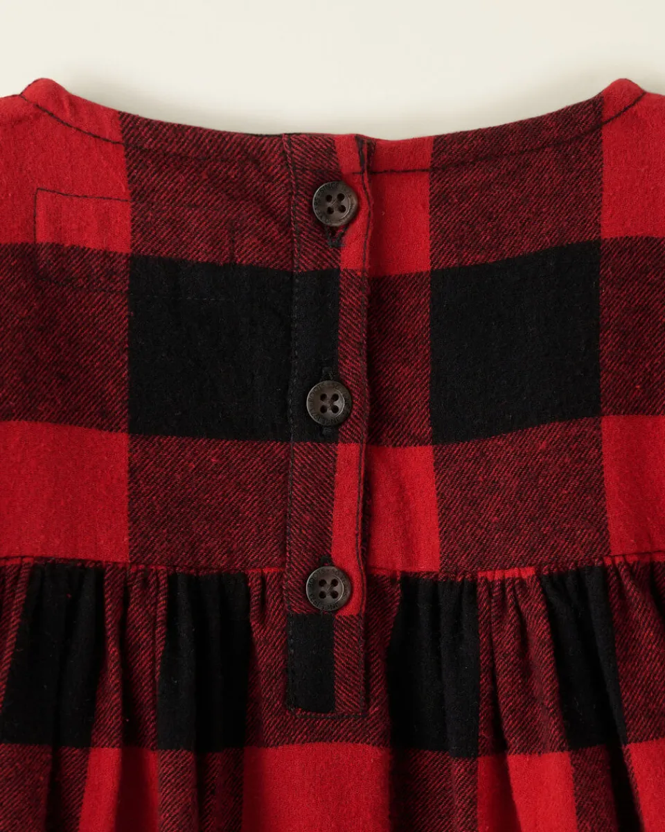 Roots Toddler Girls Park Plaid Dress*Kids Dresses
