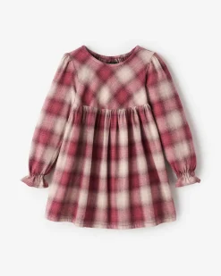 Roots Toddler Girls Plaid Babydoll Dress*Kids Dresses