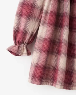 Roots Toddler Girls Plaid Babydoll Dress*Kids Dresses