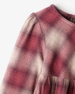 Roots Toddler Girls Plaid Babydoll Dress*Kids Dresses