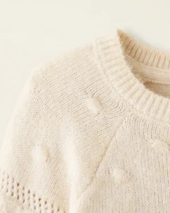 Roots Toddler Girls Pom Pom Sweater Dress*Kids Dresses