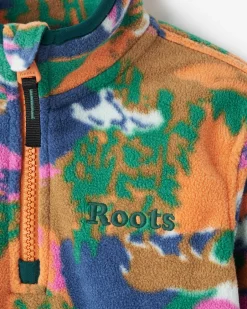 Roots Toddler Microfleece Half Zip Stein*Kids Jackets & Outerwear