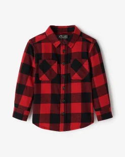 Roots Toddler Park Plaid Shirt*Kids Tops