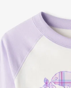 Roots Toddler Plaid Baseball T-Shirt*Kids Tops|T-Shirts & Graphic Tees