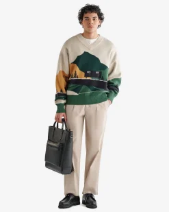 Roots True Nature Of Sport Mountain V-Neck Sweater* Sweaters & Cardigans