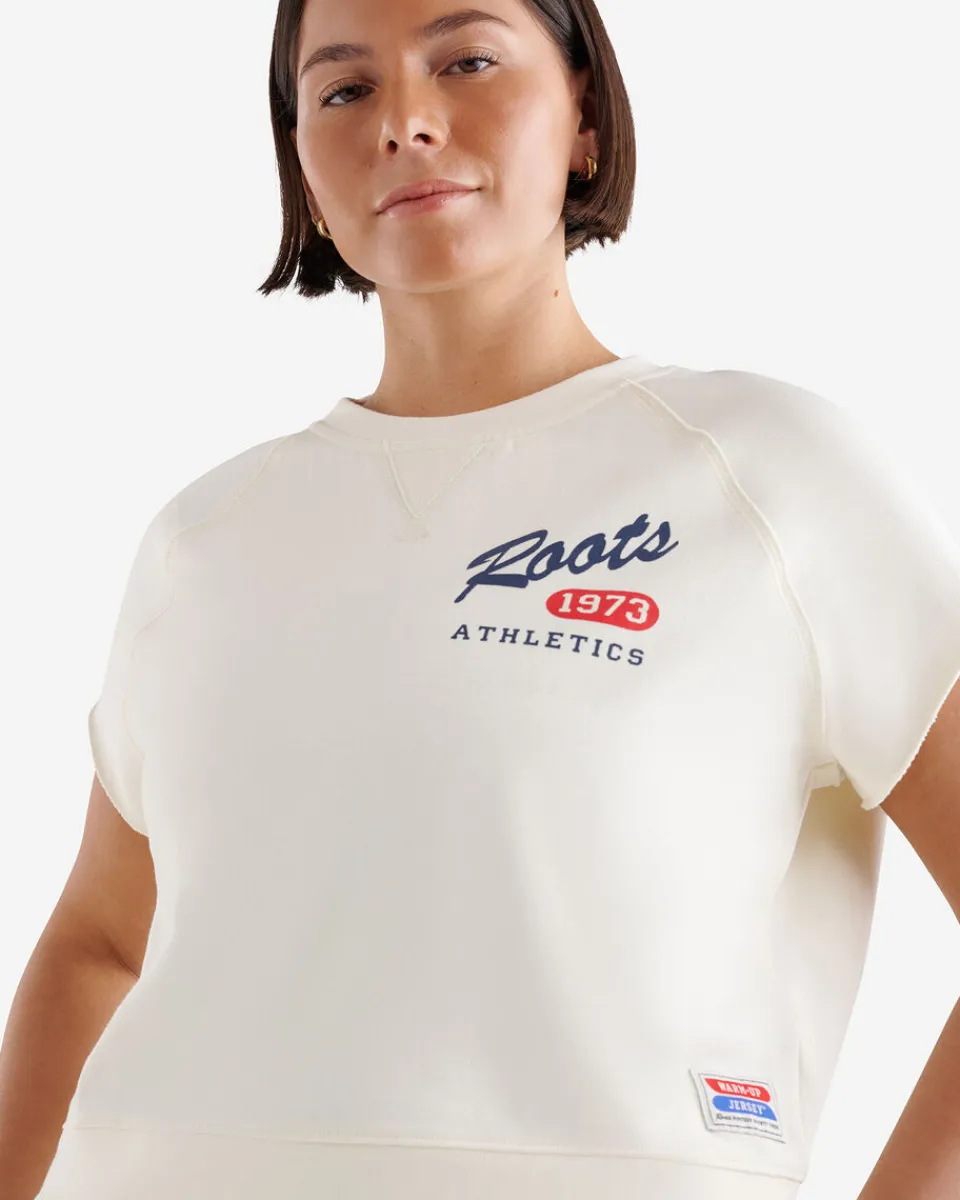 Roots Warm-Up Jersey Short Sleeve Crew*Women Sweatshirts & Sweatpants