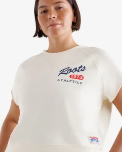 Roots Warm-Up Jersey Short Sleeve Crew*Women Sweatshirts & Sweatpants