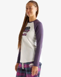 Roots Womens Cooper Plaid Long Sleeve T-Shirt*Women T-Shirts & Graphic Tees|Pajamas & Lounge Sets