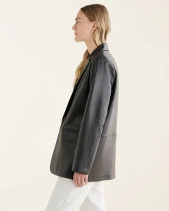 Roots Womens Leather Blazer*Women Jackets & Outerwear|Leather Jackets
