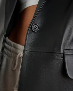 Roots Womens Leather Blazer*Women Jackets & Outerwear|Leather Jackets