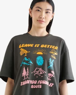 Roots Womens Positive Vibes Relaxed T-shirt*Women T-Shirts & Graphic Tees