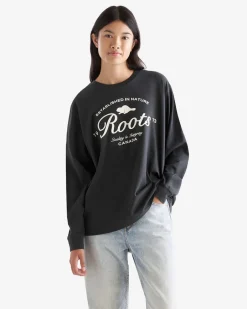 Roots Womens Signature Long Sleeve T-Shirt*Women T-Shirts & Graphic Tees
