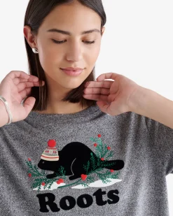 Roots Womens Winter Cooper Long Sleeve T-Shirt*Women T-Shirts & Graphic Tees
