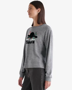 Roots Womens Winter Cooper Long Sleeve T-Shirt*Women T-Shirts & Graphic Tees